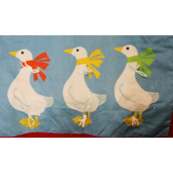 Elephant Zebra Goose Duck Baby Blanket Reversible Comforter Handmade Boy Girl - Picture 7 of 11